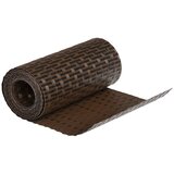 Balkonski zasloni 10 kom smeđi i crni 255 x 19 cm od poliratana | Eponuda.com