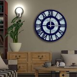 Wallity zidni sat 5050MS-065, 50 cm, Plavo-beli | ePonuda.com