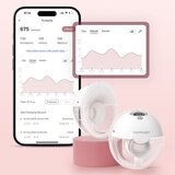 Momcozy M5 prenosni set za izčrpavanje z mleka aplikacijskim nadzorom, (paket 2) BP380-GR71000B00105 Slike