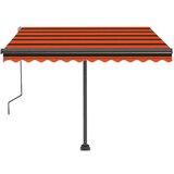  Samostojeća tenda na ručno uvlačenje 350x250cm narančasto-smeđa | shoptok.hr