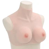 Silikonski prsni koš s grudima za bijelce E košarice