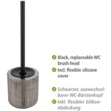 Wenko Keramična WC ščetka v srebrni barvi Rivara – | Shoptok.si