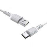 Borofone podatkovni kabel BX16 Type C na USB 1m 3A bel | Shoptok.si