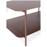 MOME Kovinska klubska mizica v barvi terakote 58x90 cm Beatrix – | Shoptok.si