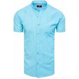 DStreet Sky Blue Men's Short Sleeve Shirt Cene'.'