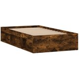  Okvir za krevet boja dimljenog hrasta 100x200 cm | Eponuda.com