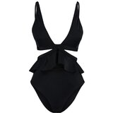 Trendyol swimsuit - Black - Plain Cene