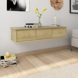 vidaXL Zidna polica s ladicama boja hrasta 88x26x18,5 cm od iverice Cijene