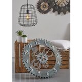 Ambia Home STENSKA URA rjava, srebrne barve 69,5 cm | Shoptok.si