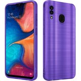 Cadorabo Ohišje, združljiv s Samsungom v brušenem vijoličnem - zaščitnem pokrovu, narejen iz fleksibilnega silikona TPU v brušenem dizajnu, (20596674) | Shoptok.si