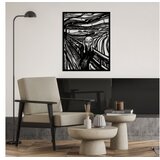 Wallity Zidna dekoracija Grido, 45x56cm, Crna | Eponuda.ba