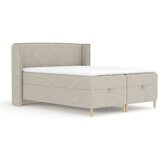 Maison de Rêve Svetlo siva boxspring postelja s prostorom za shranjevanje 160x200 cm Monpelli – | Shoptok.si