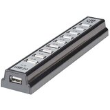  USB HUB --> 10x USB 2.0, Bus/AC Powered, Manhattan 161572 cene