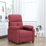 vidaXL Naslonjač od tkanine crvena boja vina | shoptok.hr
