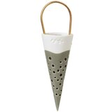Kähler Design Zelena keramična viseča dekoracija Stožec, višina 14,5 cm Cene
