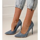 D/CEO Blue denim high-heeled pumps Emmila | shoptok.hr