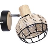 Candellux Lighting Črna/kremno bela stenska svetilka ø 12 cm Tajga – Cene