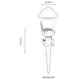 Opviq Vanjska zidna lampa BBO-68163-BSY, 52 cm, IP65, E27, Crna | Eponuda.ba