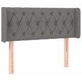  LED uzglavlje tamnosiv 93x16x78/88 cm od tkanine | shoptok.hr