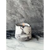 Wallity glamour candle 7TM - siva i bela svečica Cene