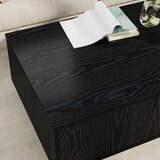  Klubska miza Črna Orehovina 95 x 55 x 31 cm Konstruiran les, (5000121518) | Shoptok.si