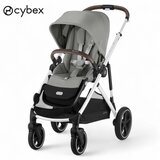 Cybex Gold® dječja kolica gazelle™ s stone grey (silver frame) | shoptok.hr