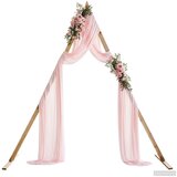  Vjenčani luk Svijetlosmeđa 202 x 95 x 254 cm Čvrsto borovo drvo | shoptok.hr