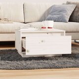  Stolić za kavu bijeli 55 x 56 x 32 cm od masivne borovine | shoptok.hr