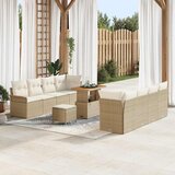  Sjedeća garnitura za vrt s jastukom Bež i krema 90 x 55 x 71 cm | shoptok.hr