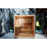  Sauna soba Nero – kanadski Hemlock 1800x1500x2000 za 4 osobe 14735 Cene