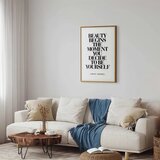  Plakat - Coco Chanel 21x30 Zlatni okvir | shoptok.hr