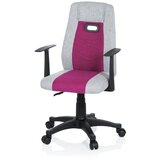MID.YOU Mladinski Vrtljivi Stol Kiddy Extra, Siva, Roza | Shoptok.si