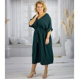 Pri Oversize dress with belt and V neckline SOPHIA | shoptok.hr