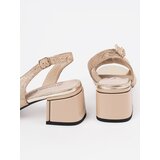 GOODIN Heeled sandals beige | Shoptok.si