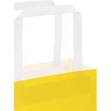  Papirnate vrećice 250 kom s ručkama žute 26x17x25 cm | shoptok.hr