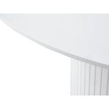 Unique Furniture Okrogla raztegljiva jedilna miza z dodatno ploščo ø 120 cm Nola – | Shoptok.si