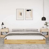vidaXL okvir kreveta bez madraca 180x200 cm puno drvo hrast | shoptok.hr