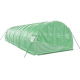  Staklenik s čeličnim okvirom zeleni 30 m² 10 x 3 x 2 m | shoptok.hr