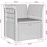  Fotelja za jedan Izgled Ratan PP Antracit | Eponuda.com