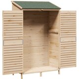  Vrtna Šupa Prirodna 106 x 56 x 176,5 cm Čvrsto drvo jele | shoptok.hr