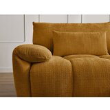Bobochic Paris Gorčično rumena sedežna garnitura iz šenilje 264 cm Ivane – | Shoptok.si