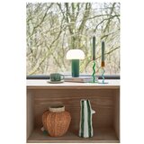 Villa Collection Bela/zelena LED namizna svetilka (višina 22,5 cm) Styles – | Shoptok.si