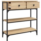  Konzolni stol boja hrasta sonome 72,5x25x75cm konstruirano drvo | shoptok.hr