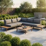 Gardenson LOUNGE GARNITURA akacija trd les aluminij Cene