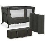 Kinderkraft prenosivi krevetac JOY 2 DARK GREY