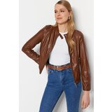 Trendyol Winter Jacket - Brown - Puffer | Shoptok.si