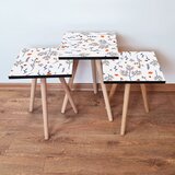 Hanah home set klub stočića 3Shp381, 3 komada, Boja hrasta | ePonuda.com