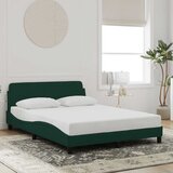  Okvir za krevet Dover tamnozeleni 140x200 cm baršunasti | shoptok.hr