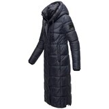 Navahoo Ženska dolg zimska jakna s kapuco WAFFELCHEN Navy | Shoptok.si