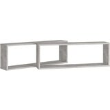  Kockaste zidne police 2 kom boja betona 80x15x26 5 cm iverica | shoptok.hr